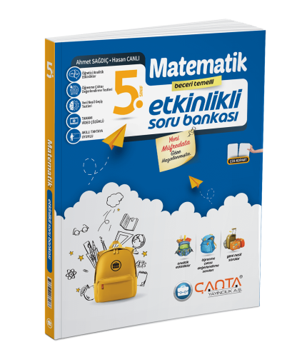 Çanta - 5.Sınıf Etkinlikli Kazanım Matematik Soru Bankası