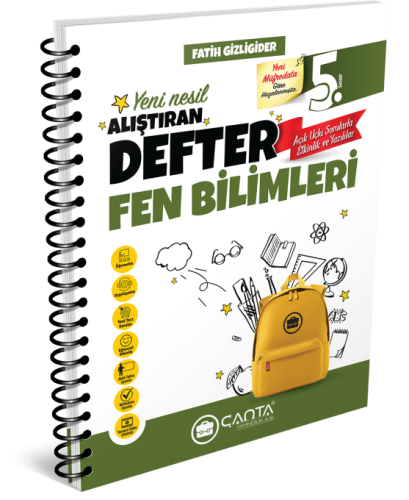 Çanta - 5.Sınıf Defter Alıştıran Fen Bilimleri