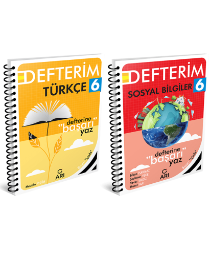 6. Sınıf Türkçe ve Sosyal Bilgiler Defterim