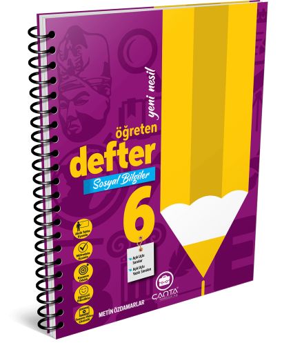 Çanta - 6.Sınıf Defter Öğreten Sosyal Bilgiler