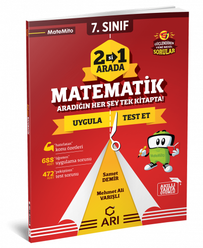 7.Sınıf Matemito 2'si 1 Arada Matematik