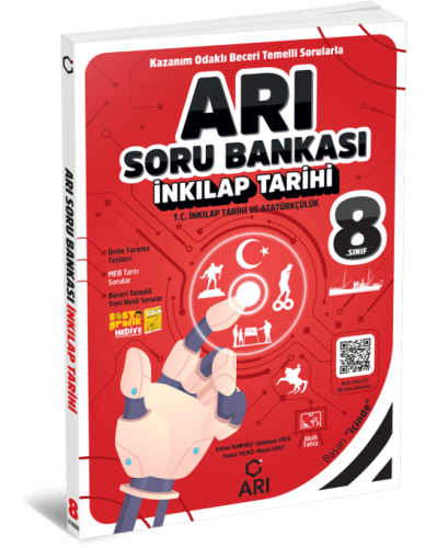 Arı - 8. Sınıf İnkılap Tarihi Arı Soru Bankası + Grafik Kitabı