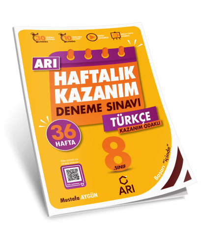 Arı - 8. Sınıf Türkçe Arı Haftalık Kazanım Denemesi