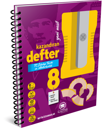 Çanta - 8.Sınıf Defter Kazandıran Tc.İnkılap Tarihi ve Atatürkçülük