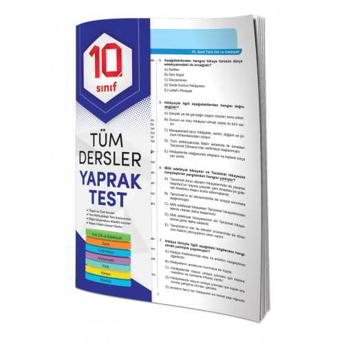 Element 10 Sınıf Tüm Dersler Yaprak Test