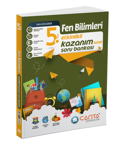 Çanta - 5.Sınıf Kazanım Fen Bilimleri Soru Bankası