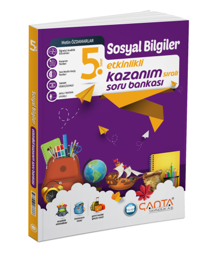 Çanta - 5.Sınıf Kazanım Sosyal Bilgiler Soru Bankası