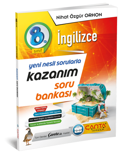 Çanta - 8.Sınıf Kazanım İngilizce Soru Bankası