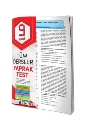 Element 9 Sınıf Tüm Dersler Yaprak Test