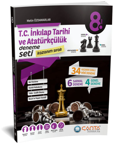 Çanta - 8. Sınıf T.C. İnkılap Tarihi ve Atatürkçülük Kazanım Sıralı De