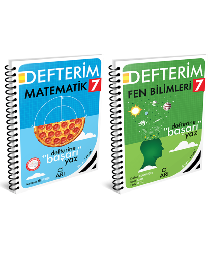 7. Sınıf Arı Yayıncılık Matematik / Fen Bilimleri Defterim Seti